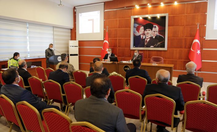 Gümüşhane’de kış trafik güvenliği toplantısı yapıldı