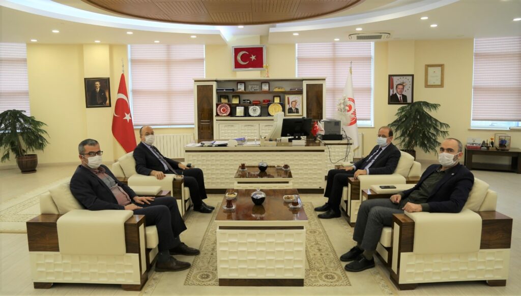 Rektör Coşkun’dan GÜ’ye ziyaret