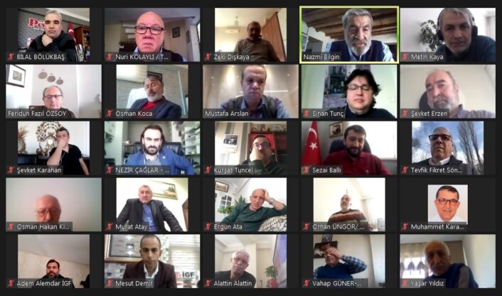 TGK 22. Başkanlar kurulu video konferansta buluştu