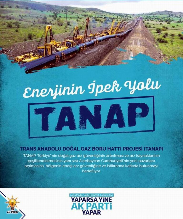 Arz güvenliği TANAP ile güçleniyor