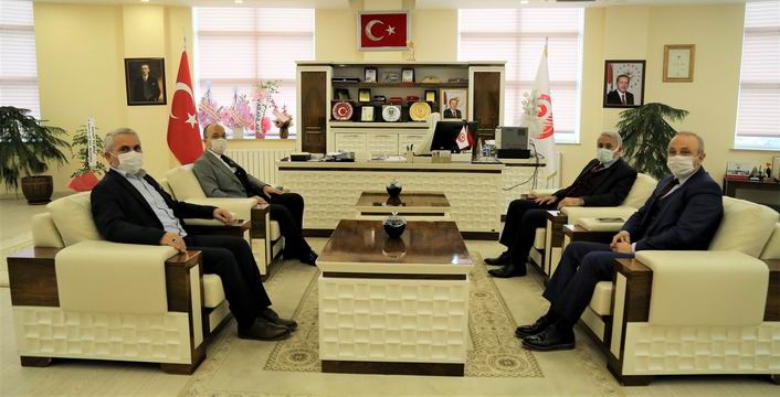 Kelkit Heyetinden Zeybek’e Tebrik Ziyareti