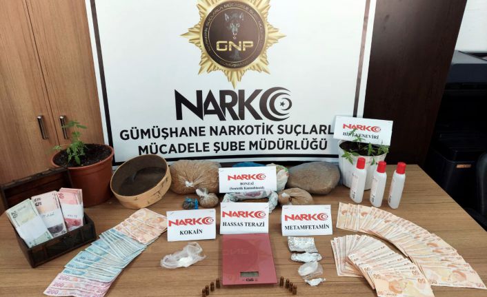 Gümüşhane’de uyuşturucu ticaretine ağır darbe