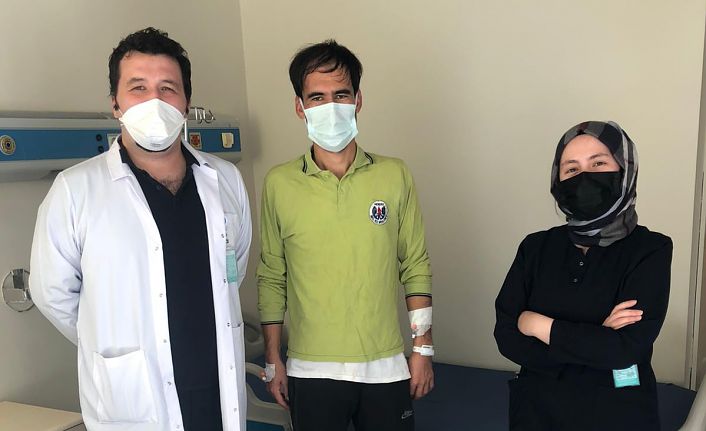 Gümüşhane Devlet Hastanesinde bel kırığı ameliyatı yapıldı