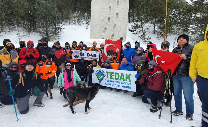 Çığ şehitleri 13.yılında Zigana dağında anıldı