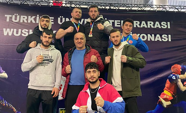 Wushu’da GÜ’ye 3 madalya