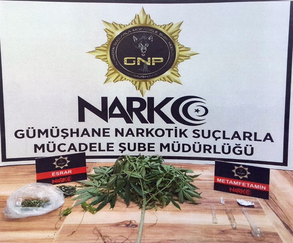 Gümüşhane’de uyuşturucu ticaretine darbe: 12 şüpheli yakalandı