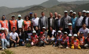 Çevre Haftasında fidanlar toprakla buluştu