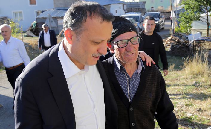 Vali Taşbilek’in köy ziyaretleri devam ediyor