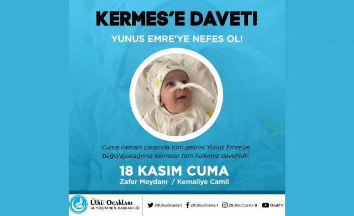 Ülkü Ocakları Yunus Emre için kermes düzenleyecek