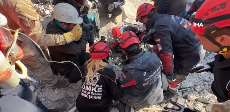 Gümüşhane ekipleri merhem olmaya devam ediyor