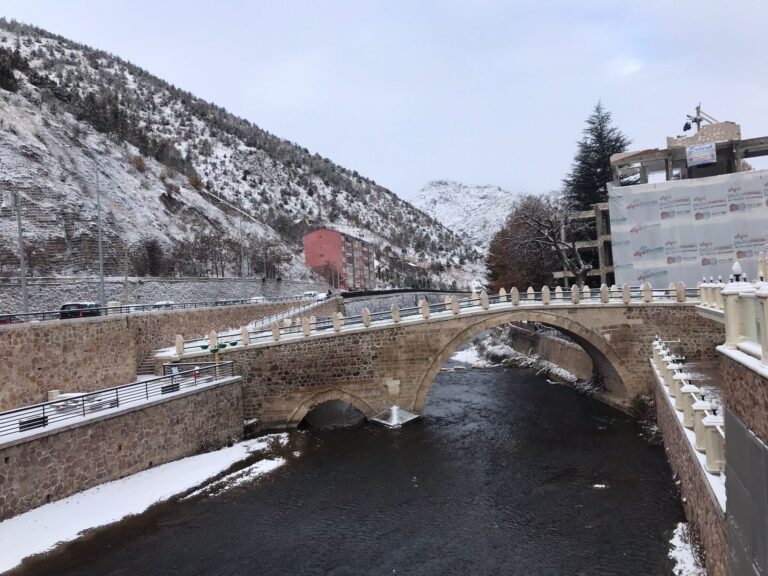 Gümüşhane kent merkezine yılın ilk karı Şubat’ta düştü