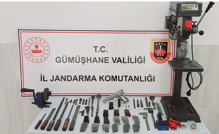 Kaçak silah imalathanesine baskın