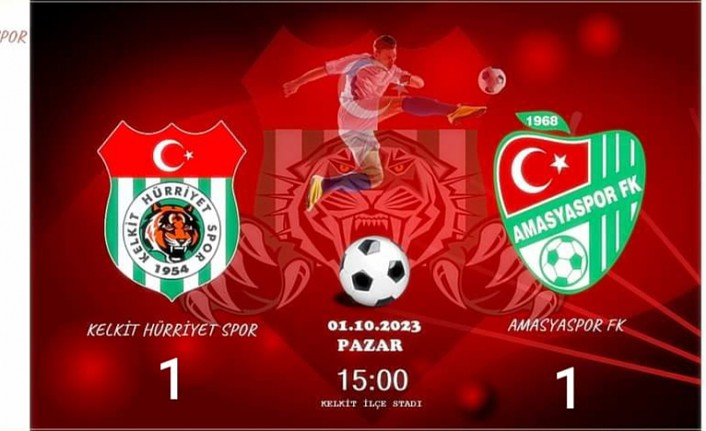 Kaplanlardan son dakikada 1 puan