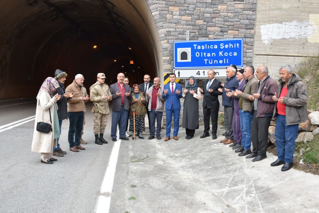 Kürtünlü Şehit Bekçi’nin adı Taşlıca Tüneli’nde yaşayacak