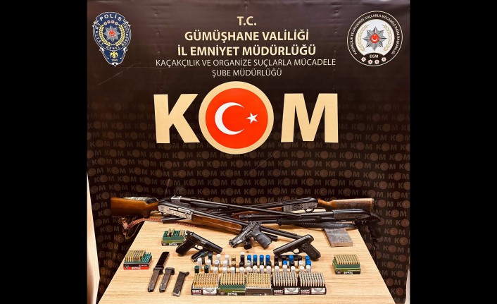 Gümüşhane’de silah ticareti operasyonu