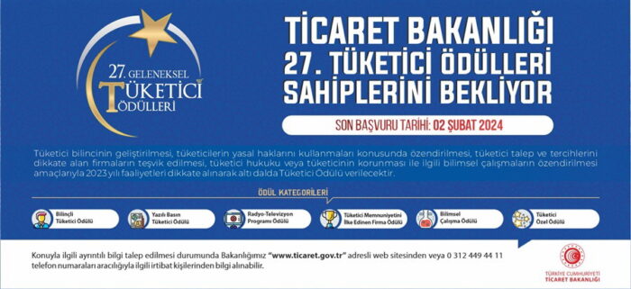 27. Tüketici Ödülleri Sahiplerini Bekliyor