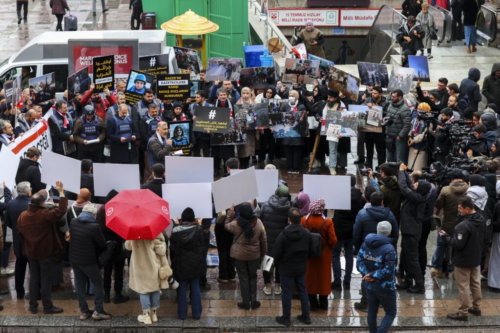 10 Ocak’ta Gazetecilerden anlamlı Gazze eylemi