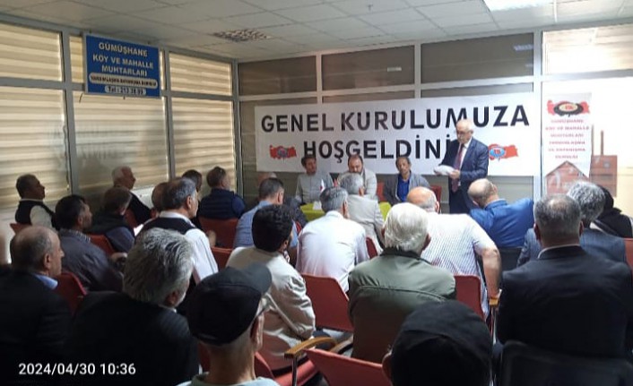 Muhtarlar Derneği 9.olağan genel kurulu yapıldı