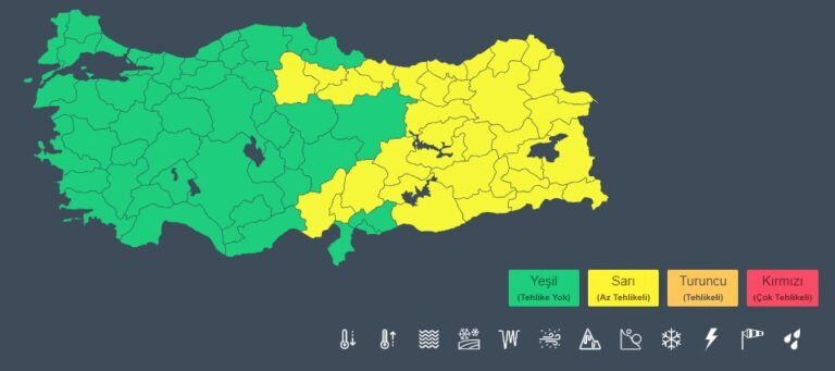 Gümüşhane’ye sarı kodlu uyarı!