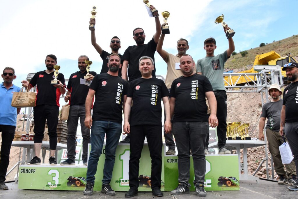 Gümüşhane Off-Road Festivalinde kupalar sahiplerini buldu