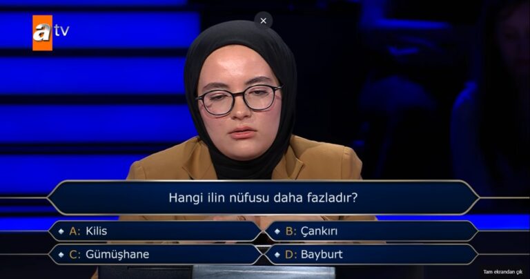 Gümüşhane’nin nüfusunu bilemedi