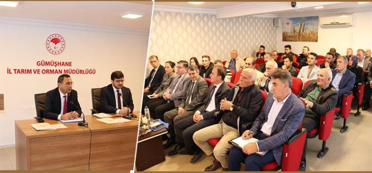 Gümüşhane’de Tarımsal Üretim Planlaması Kapsamında “Hayvancılıkta Yeni Destekleme Modeli” Bilgilendirme Toplantısı Yapıldı