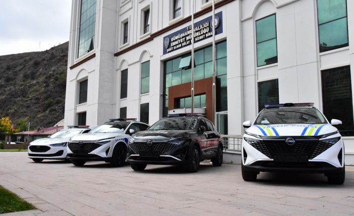 Gümüşhane Emniyetine 4 yeni araç