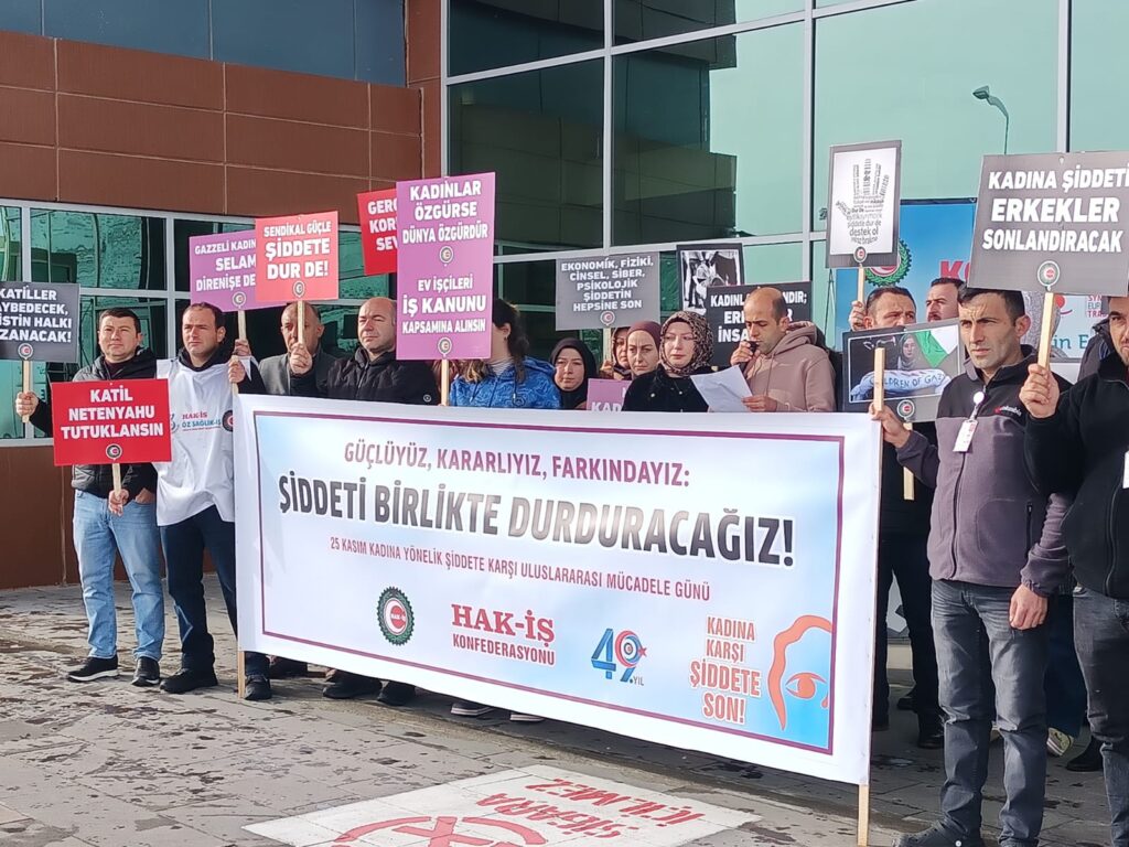 HAK-İŞ Gümüşhane’den 25 Kasım Açıklaması: “Kadınlar Artık Ölmek İstemiyor”