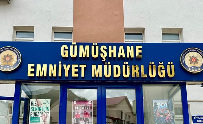 Gümüşhane Emniyeti: Suç ve suçluyla mücadelede kararlıyız