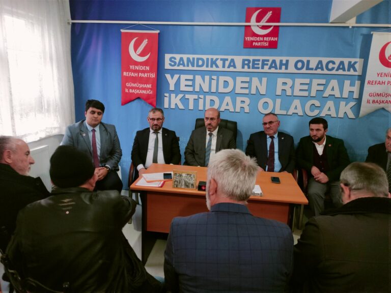 YRP Genel Merkez Teşkilat Başkan Yardımcısı Basri Çayır, Gümüşhane’ye Geldi