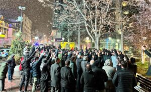 Kar Altında Gazze İçin Yürüdüler: Gümüşhane’den İsrail Zulmüne Tepki