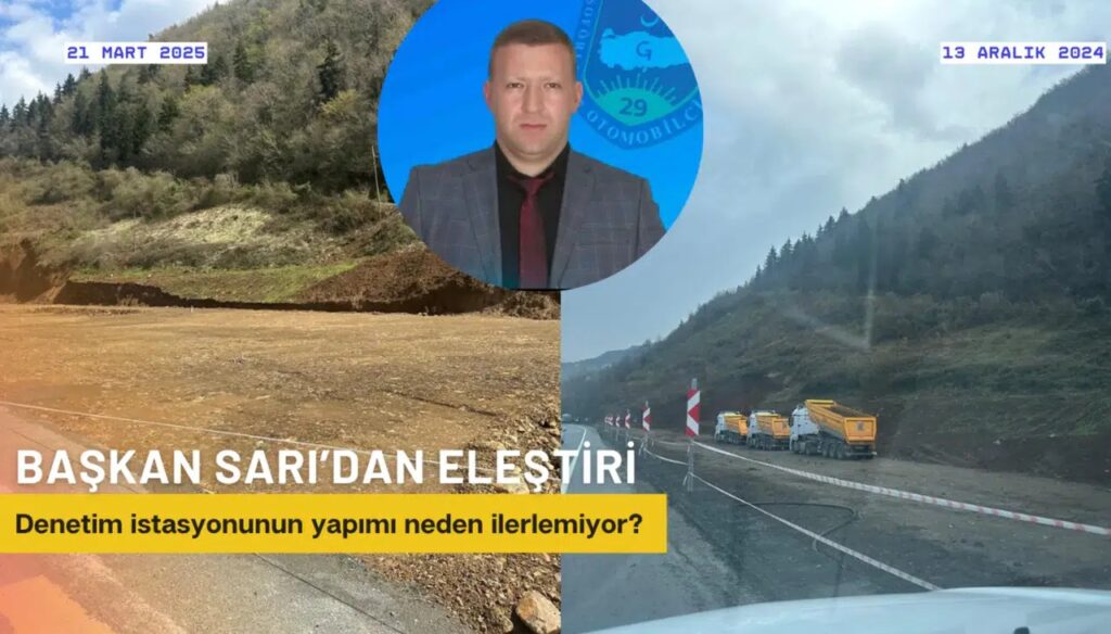 Denetim istasyonunun yapımı neden ilerlemiyor?