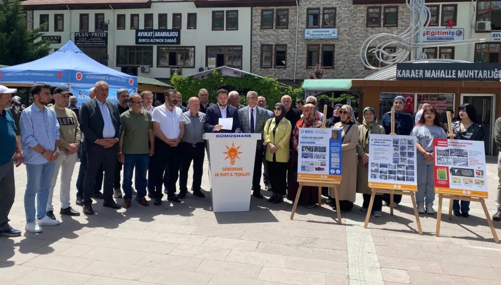 AK Parti, Gümüşhane’de 27 Mayıs darbesini kınadı