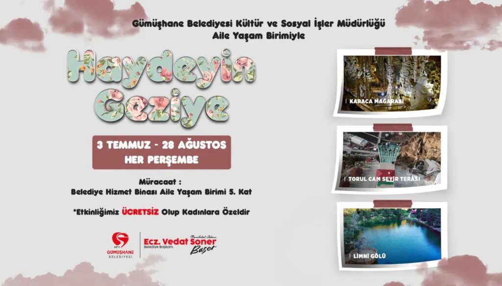 Gümüşhaneli Kadınlara Müjde: “Haydeyin Geziye” Turları Yeniden Başlıyor!