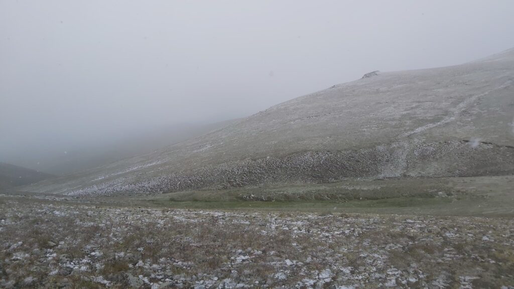 Gümüşhane’ye Haziran’ın son gününde kar sürprizi