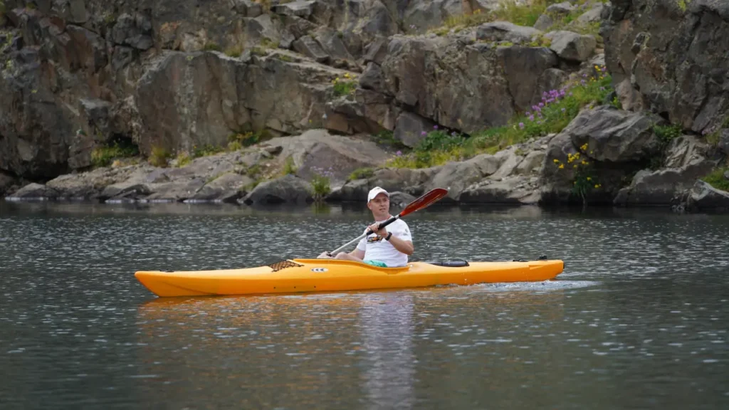 Gümüşhane’nin zirvesinde nefes kesen kano etkinliği