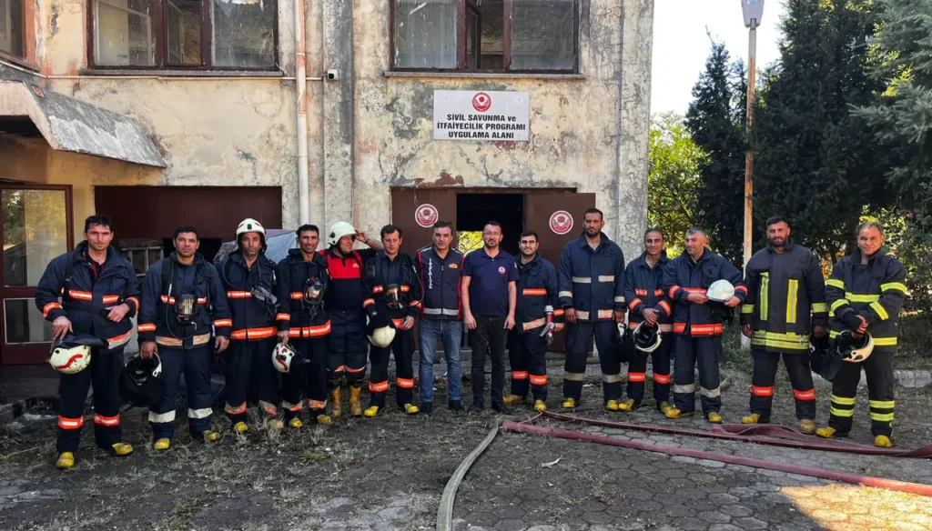 GÜ’den Kelkit İtfaiyesine kapsamlı yangın ve kurtarma eğitimi