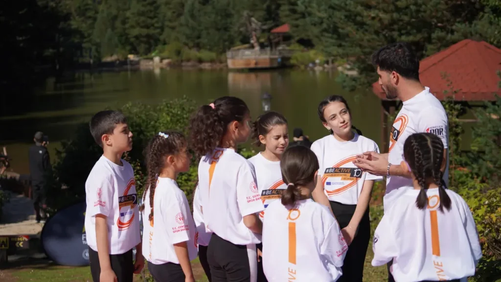 Limni Gölü Tabiat Parkında spor ve doğa buluştu