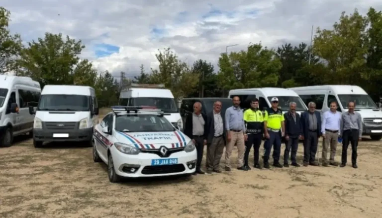 Gümüşhane’de “Güvenli Okul Yolu” denetimleri yapıldı