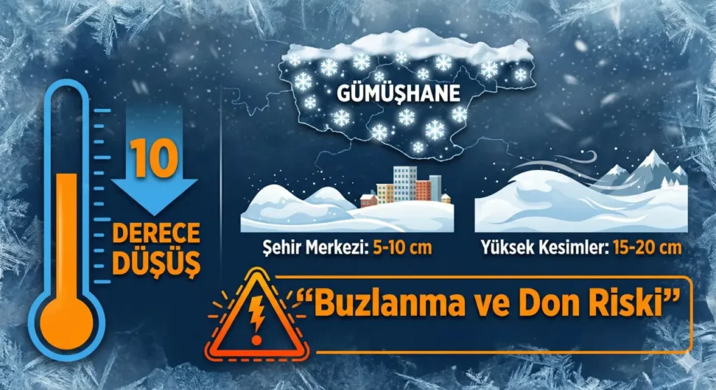 Gümüşhane Valiliği’nden ‘Hava Durumu’ uyarısı: Sıcaklıklar 10 derece birden düşecek