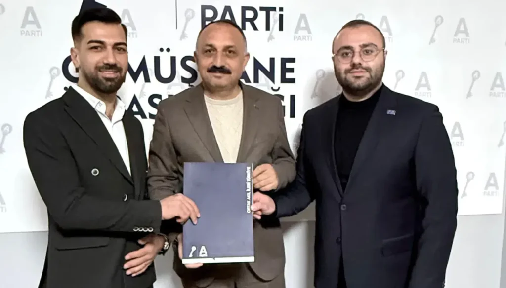 Anahtar Parti Gümüşhane teşkilatında bayrak değişimi: Gençlik Kollarında Abdullah Doruk dönemi