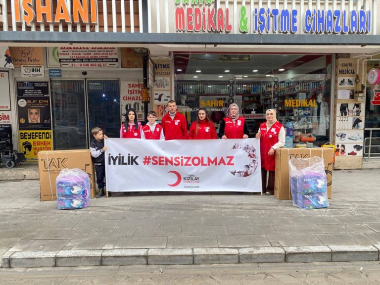 Türk Kızılay Gümüşhane Engelsiz Birimi’nden Anlamlı Destek