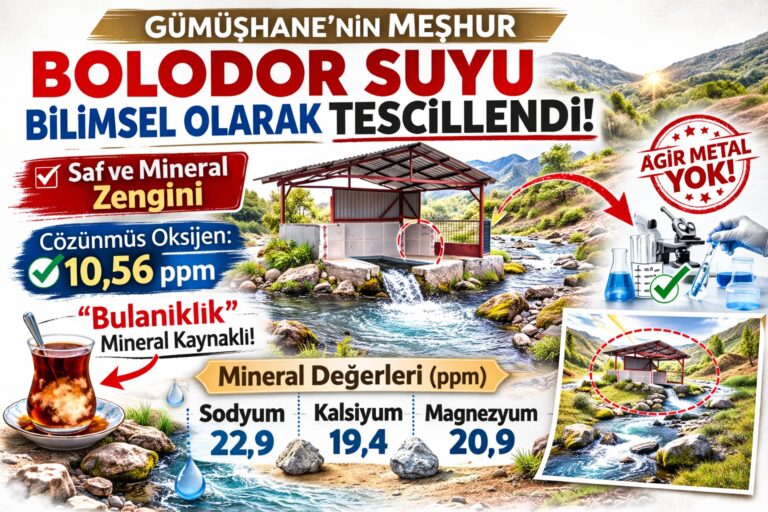 Meşhur “Bolodor Suyu” Tescillendi