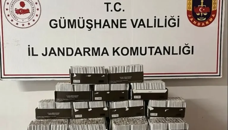 Jandarma’dan kargo operasyonu: 20 bin makaron ele geçirildi