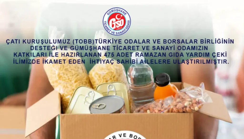 GTSO’dan 475 aileye ramazan yardımı