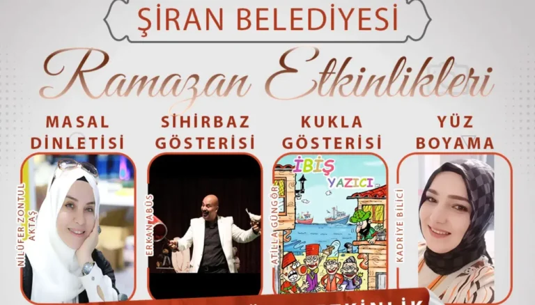Şiran Belediyesi’nden Çocuklara Özel Çifte Ramazan Programı