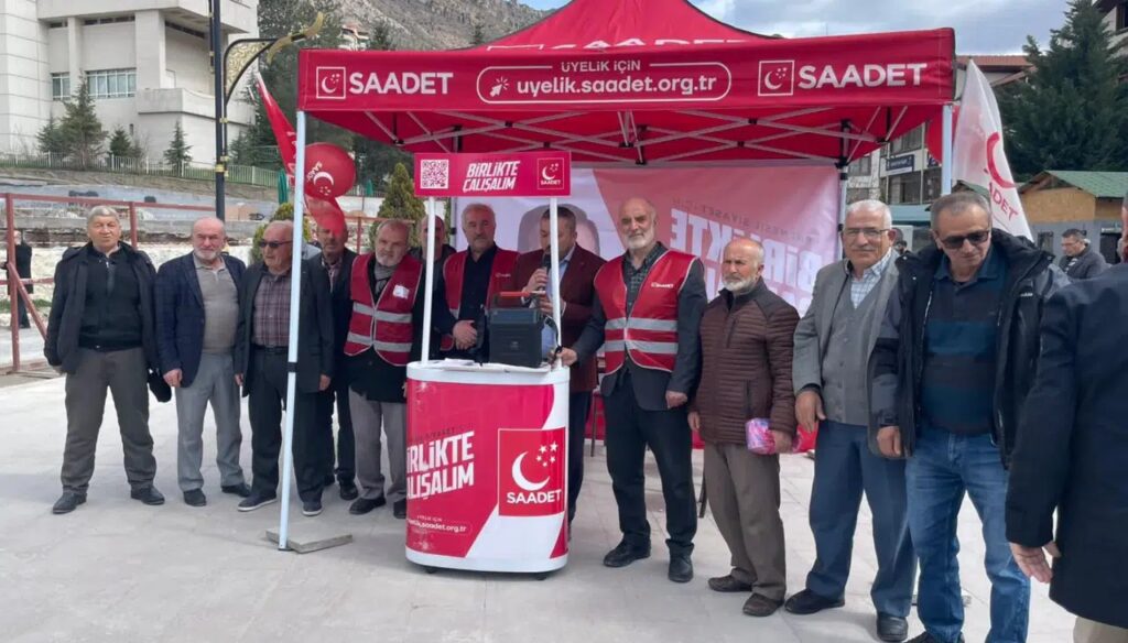 Saadet Partisinden “Zalimlerin Saltanatı Yıkılacak!” mesajı