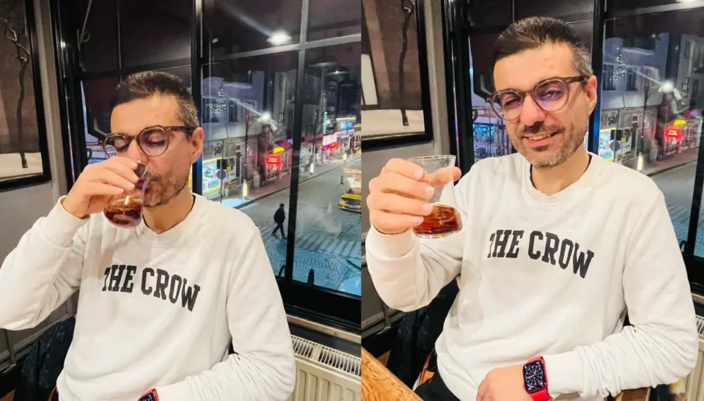 40 yıl sonra ilk kez çay içti!