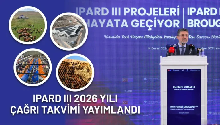 IPARD III 2026 çağrı takvimini açıklandı: 241 milyon Avro hibe desteği