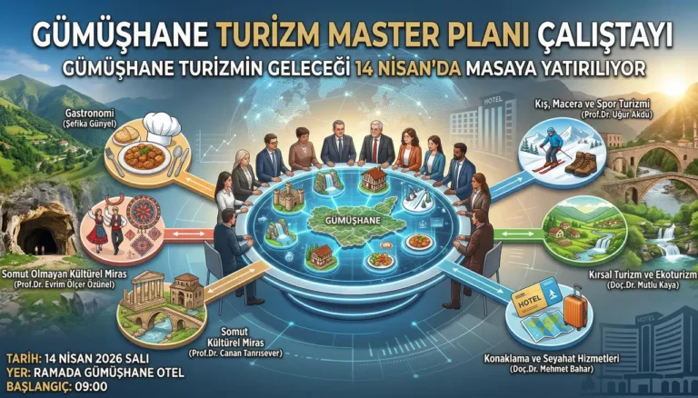 Gümüşhane turizmin geleceği 14 Nisan’da masaya yatırılıyor